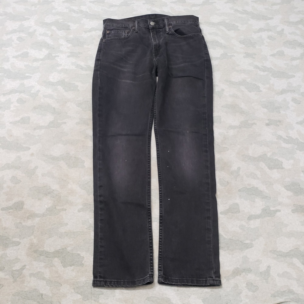 Levi's 511 Jeans Mens 30x30 Black Denim Slim Fit Streetwear Workwear